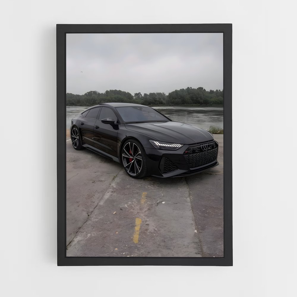 Poster Audi RS5 Noir (vue 2)